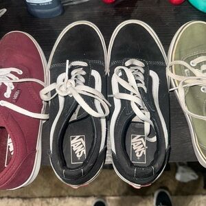 Vans Monochrome Lace-Up Shoes